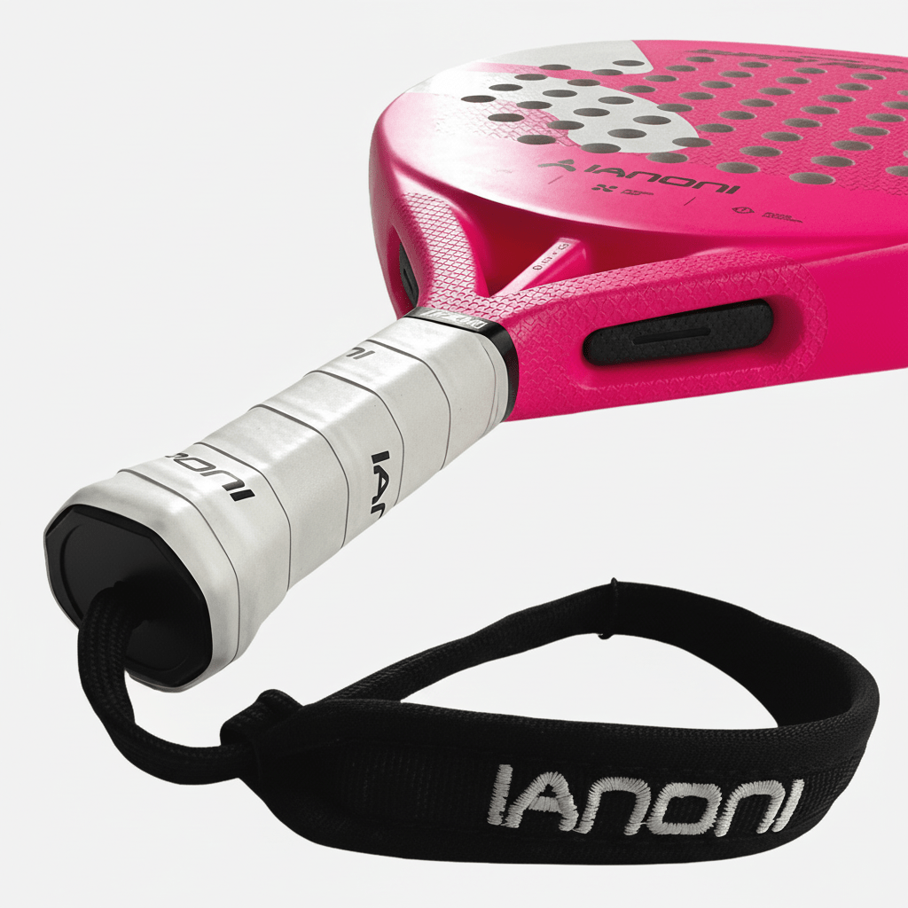 Padelschläger IANONI Super Power – Pink Edition | 3D Carbon & Spin Control - Käfighelden